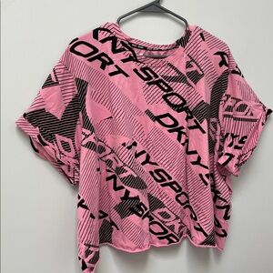 DKNY Sport Pink Graphic T-Shirt
